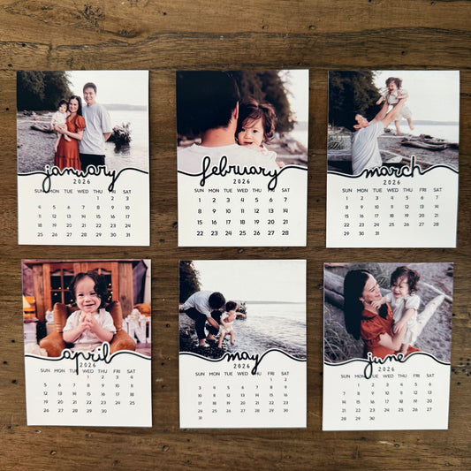Mini Custom Calendar Magnets