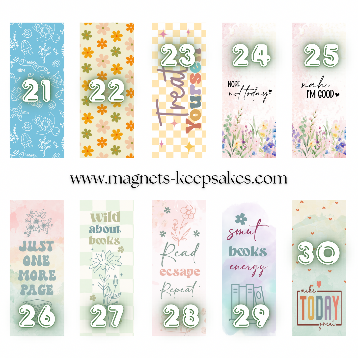 MAGNETIC BOOKMARKS
