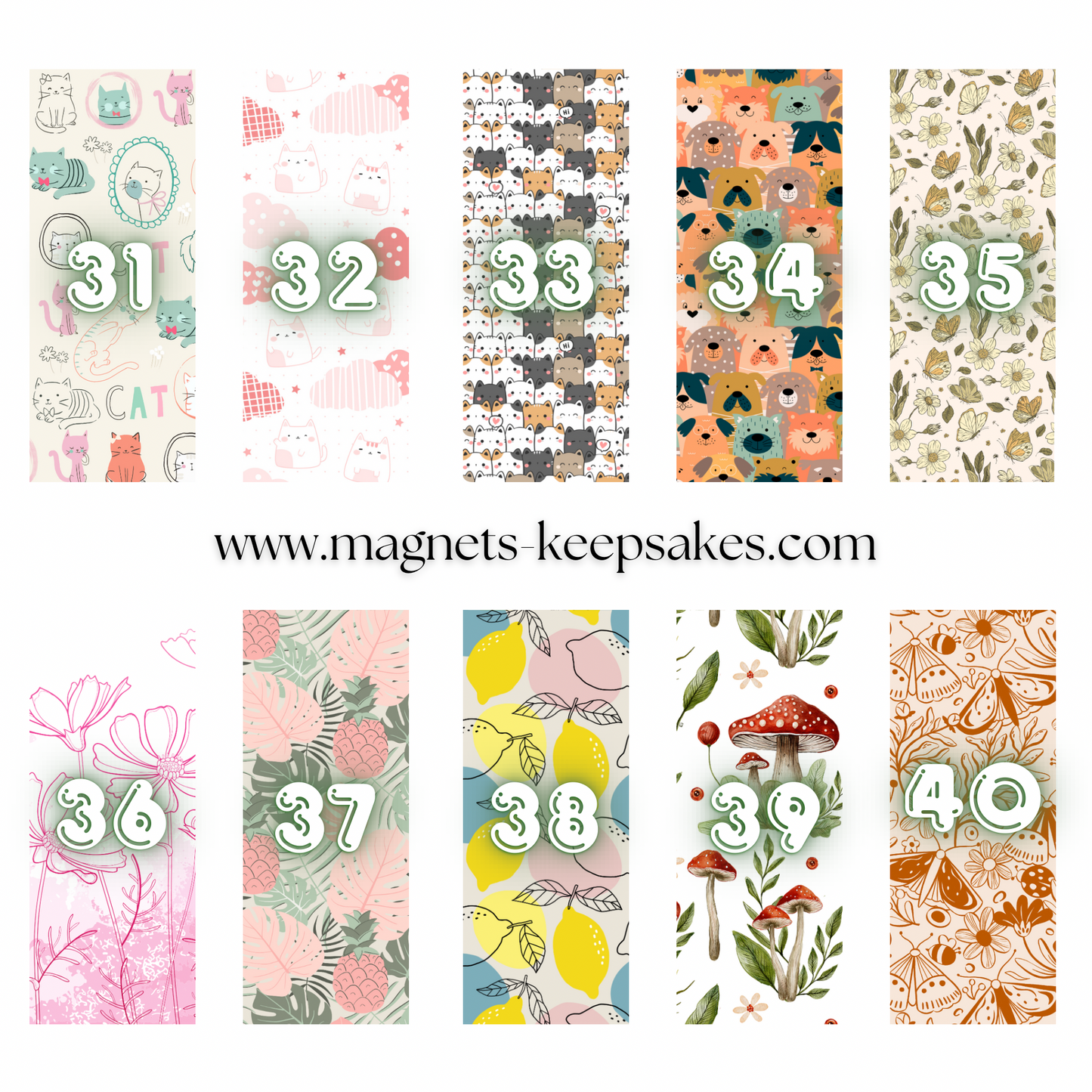 MAGNETIC BOOKMARKS