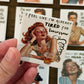 Sarcastic retro woman magnets