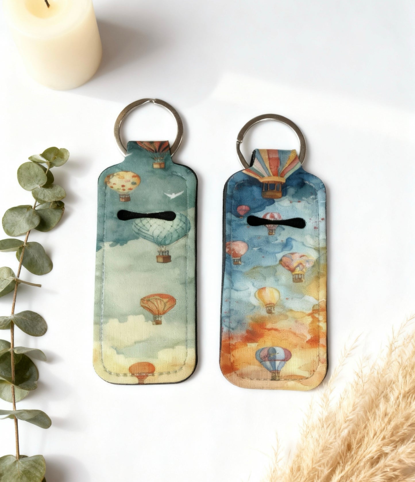 Chapstick holder keychain