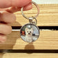 Single pendant photo keychain
