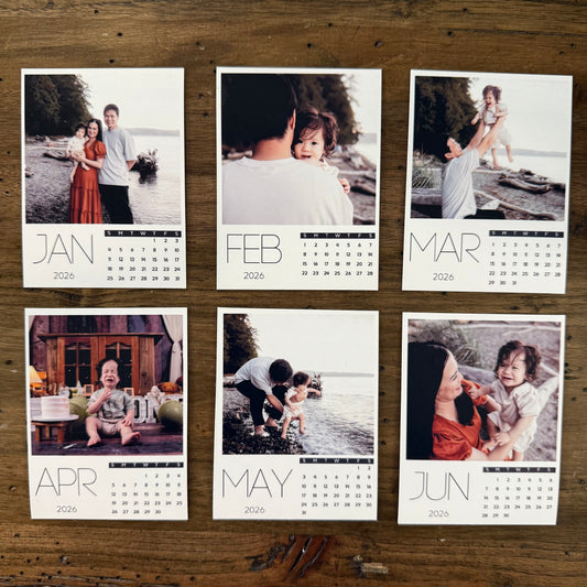 Mini Custom Calendar Magnets