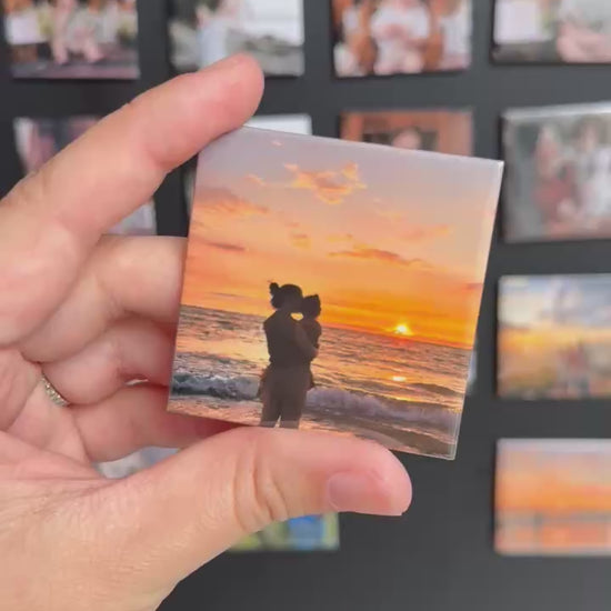 video of my favorite sunset picture turned into a magnet