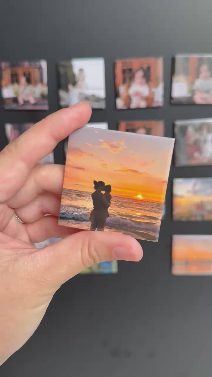 video of my favorite sunset picture turned into a magnet