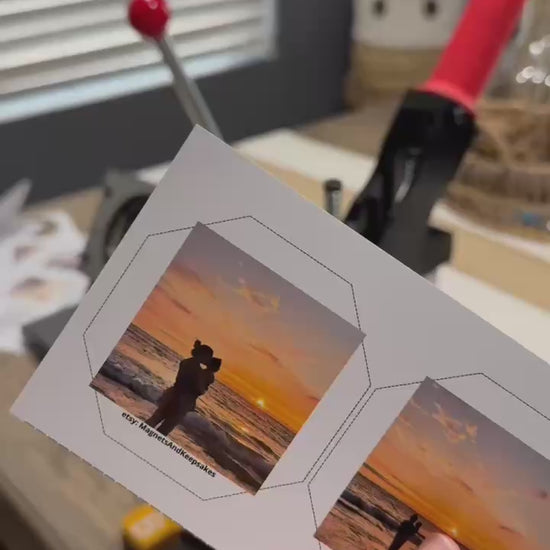 asmr videos of how magnets are created at home as a small business